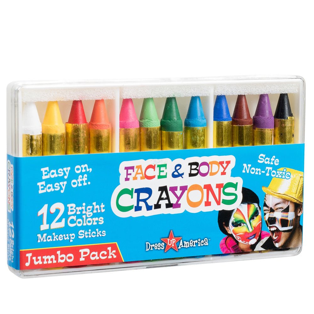 12 Face Paint Crayons - Full Case by Dress Up America