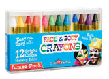 12 Face Paint Crayons Set by Dress Up America