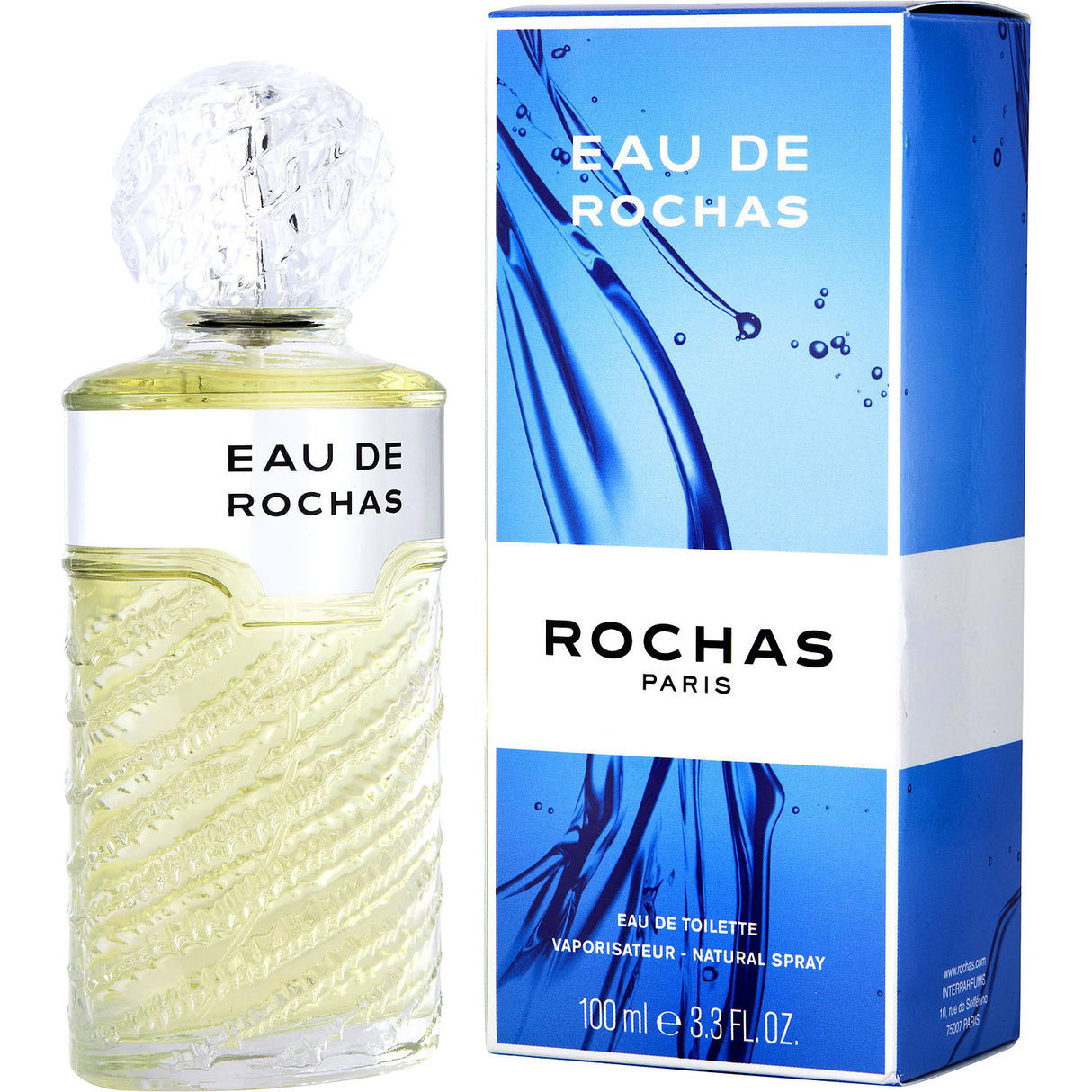 EAU DE ROCHAS by Rochas - EDT SPRAY 3.3 OZ - Women