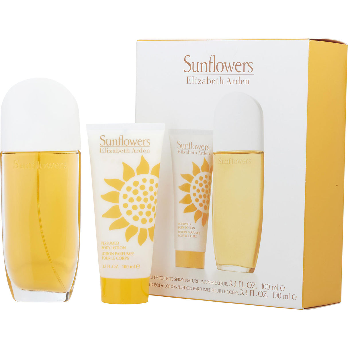 SUNFLOWERS by Elizabeth Arden - EDT SPRAY 3.3 OZ & BODY LOTION 3.3 OZ - Women