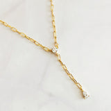 Drop The Tear Chain Necklace by Ellisonyoung.com