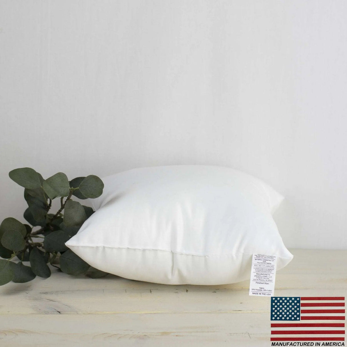 12x12 | Square Angel Hair Insert | Indoor Outdoor Down Alternative Hypoallergenic Pillow Insert | Quality Insert | Premium Insert by UniikPillows