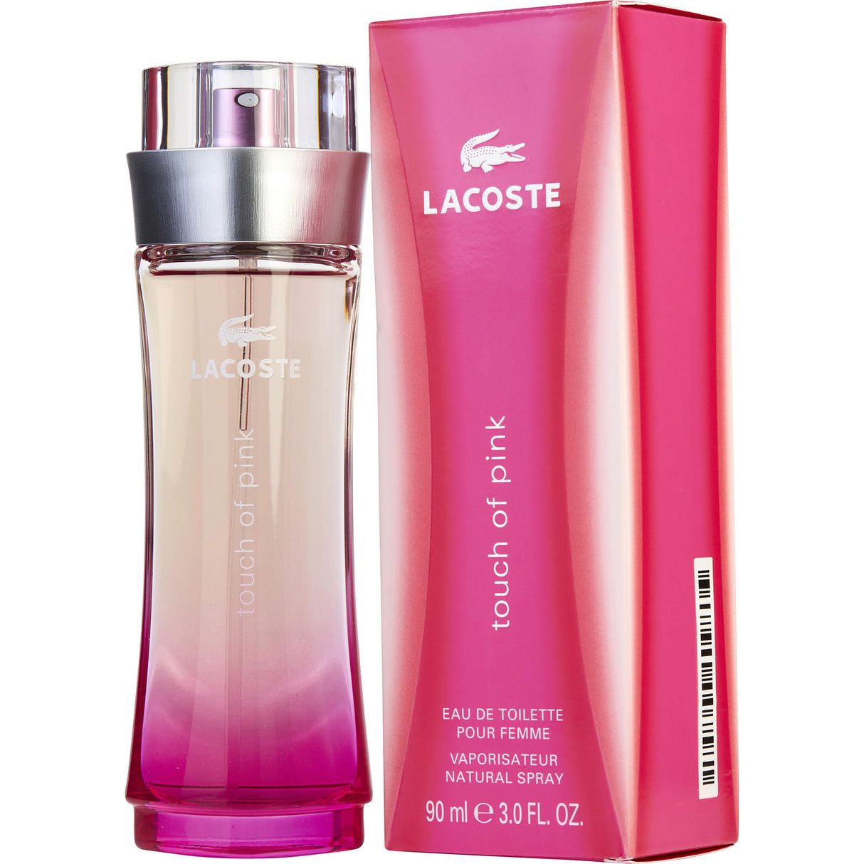 TOUCH OF PINK by Lacoste - EDT SPRAY 3 OZ - Women