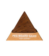 Triangle Peg Board Game - Handcrafted Wood by Matr Boomie