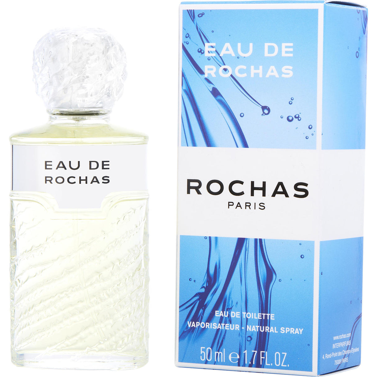 EAU DE ROCHAS by Rochas - EDT SPRAY 1.7 OZ - Women