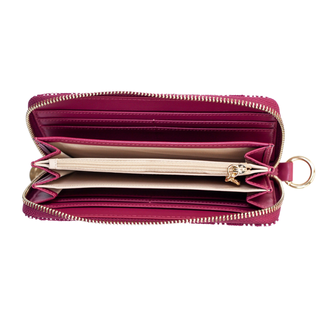 Adunni Wallet - Burgundy by Olori