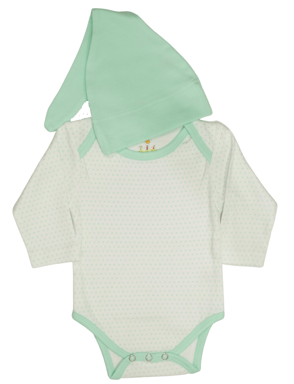 Snap Long Sleeve Body Suit & Hat- Available in 4 Colors by Passion Lilie