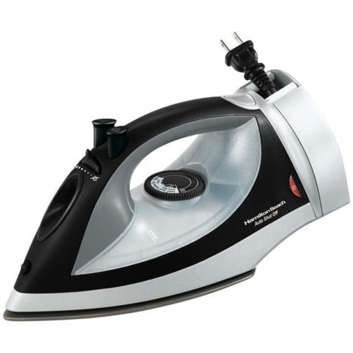 Hamilton Beach Auto-Shutoff Cord Reel Iron W/Spray/Burst/Non-Stick - Black