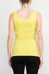 Alberto Makali Square Neck Sleeveless Solid Spandex Top by Curated Brands