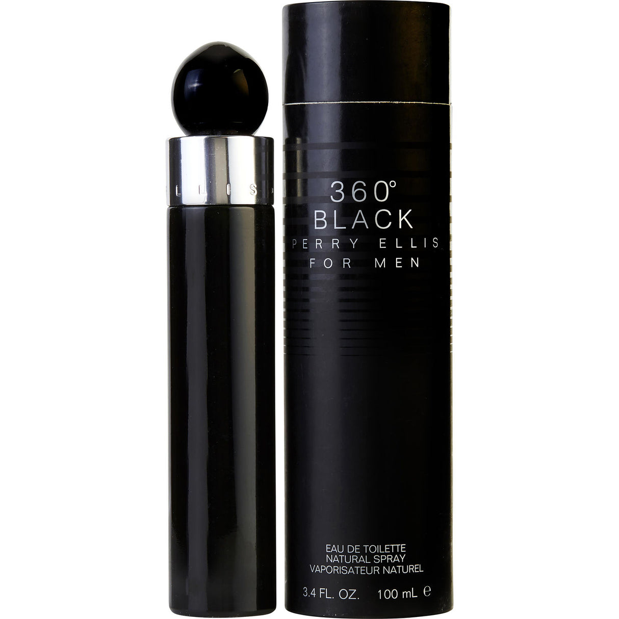 PERRY ELLIS 360 BLACK by Perry Ellis - EDT SPRAY 3.4 OZ - Men