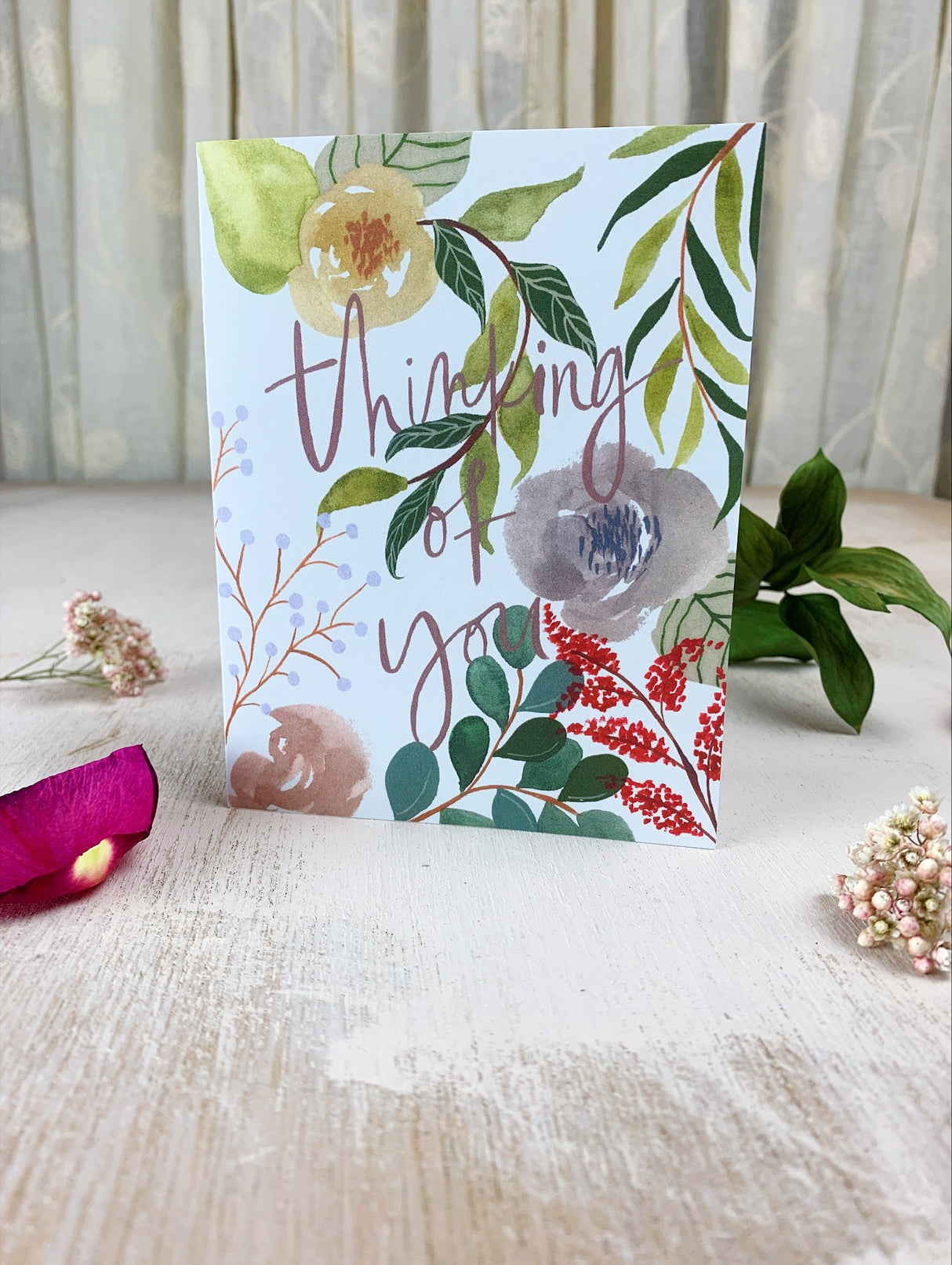 Thinking Of You Card by Ash & Rose