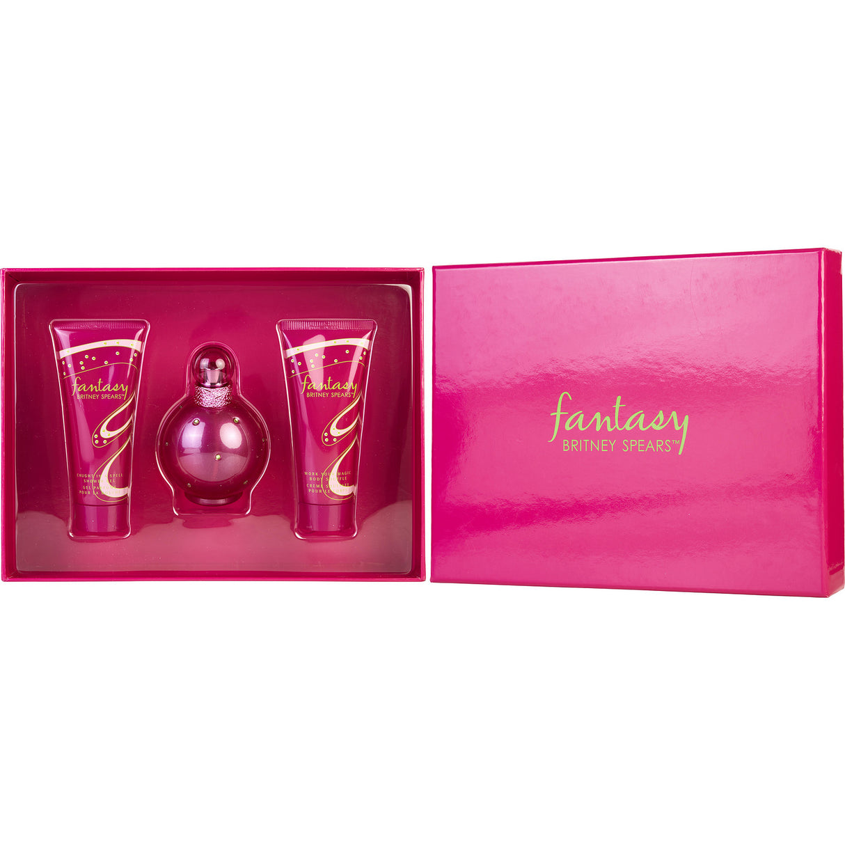 FANTASY BRITNEY SPEARS by Britney Spears - EAU DE PARFUM SPRAY 3.3 OZ & BODY SOUFFLE 3.3 OZ & SHOWER GEL 3.3 OZ - Women