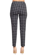 Counterparts Banded Waist Printed Pencil Cut Pull-on Rayon Pant by Curated Brands