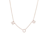 Diamond Pave Mom Necklace 14K by By Adina Eden