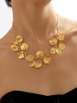 Leaves Shape Solid Color Necklaces Accessories by migunica