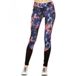 Activewear Printed Leggings W/Mesh Panels - 1531436 by InstantFigure INC