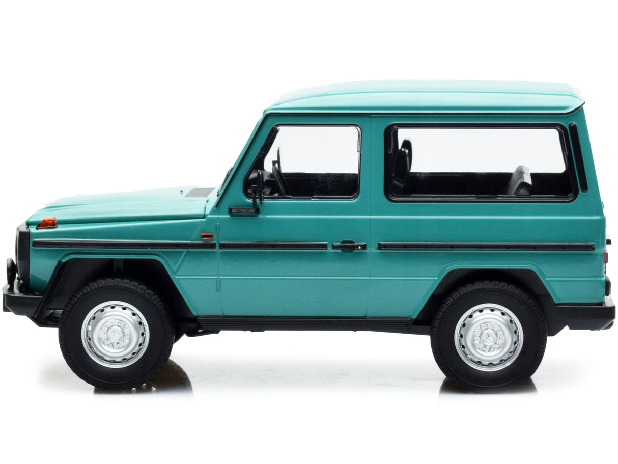 1980 Mercedes-Benz G-Model (SWB) Turquoise with Black Stripes Limited Edition to 504 pieces Worldwide 1/18 Diecast Model Car by Minichamps