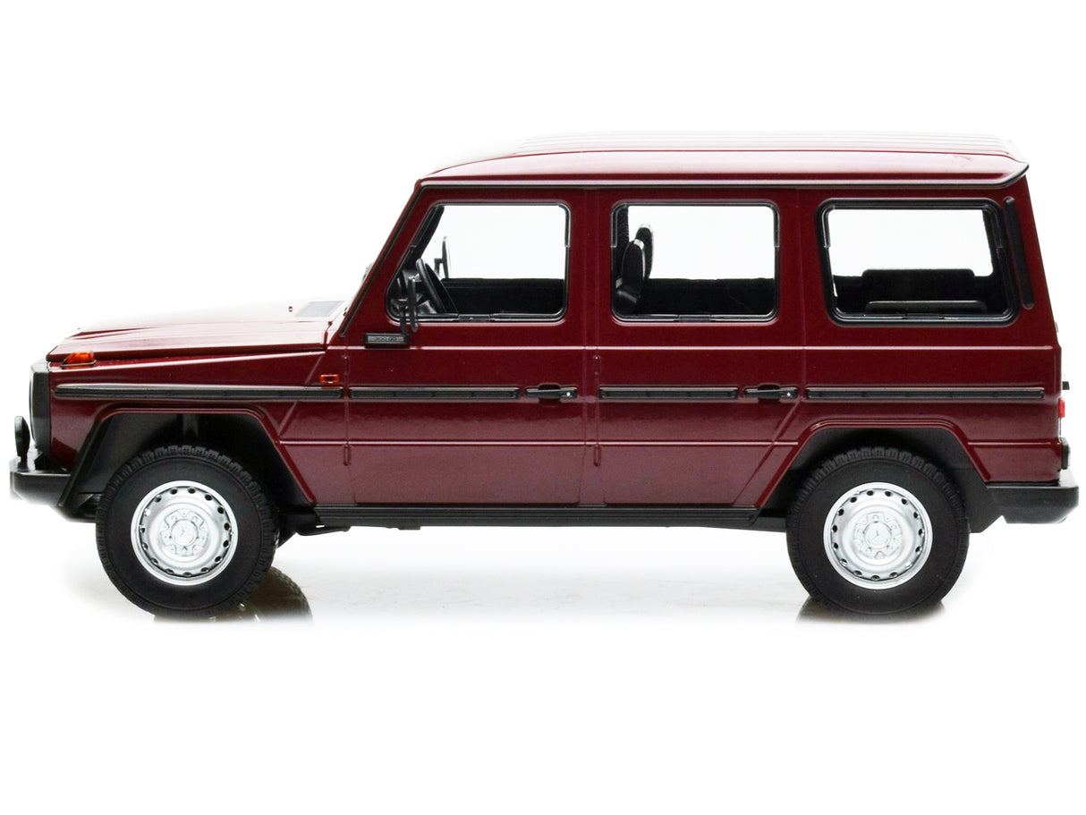 1980 Mercedes-Benz G-Model (LWB) Dark Red with Black Stripes Limited Edition to 402 pieces Worldwide 1/18 Diecast Model Car by Minichamps