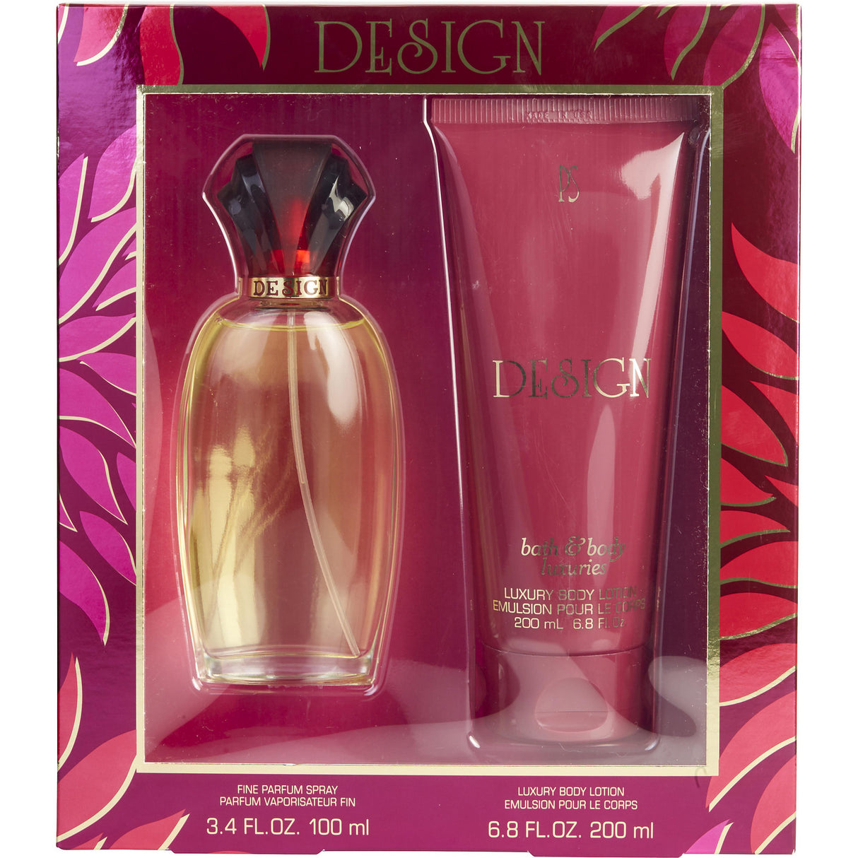 DESIGN by Paul Sebastian - EAU DE PARFUM SPRAY 3.4 OZ & BODY LOTION 6.8 OZ - Women