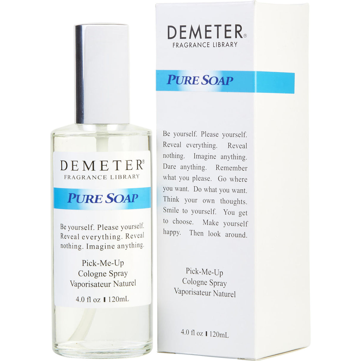 DEMETER PURE SOAP by Demeter - COLOGNE SPRAY 4 OZ - Unisex