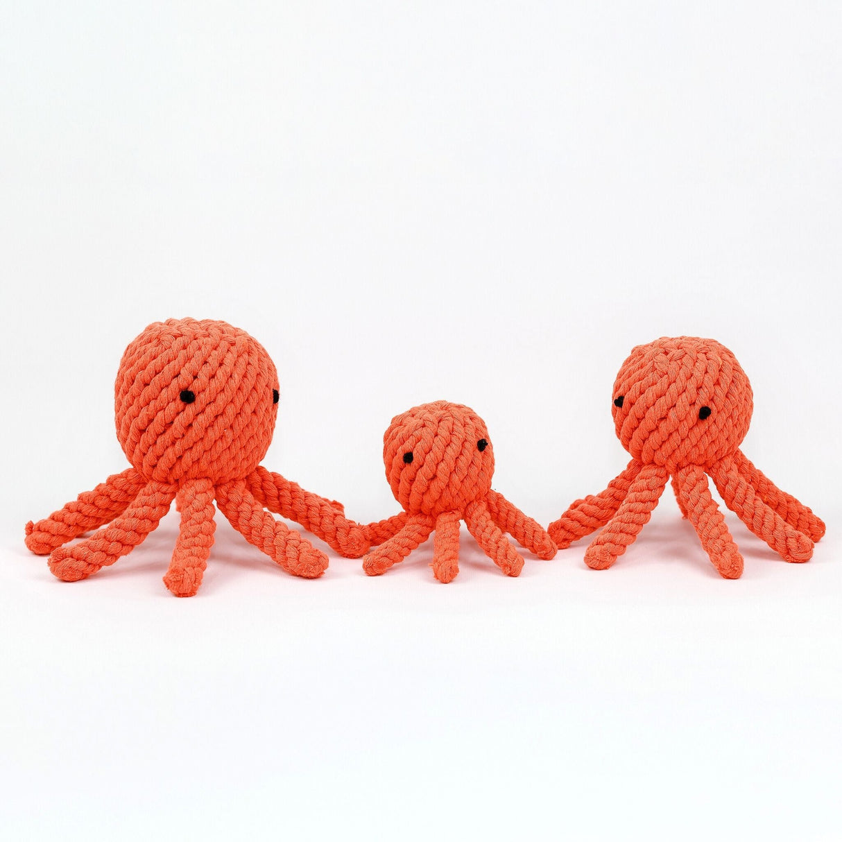 Ollie the Octopus Rope Toy by Knotty Pawz