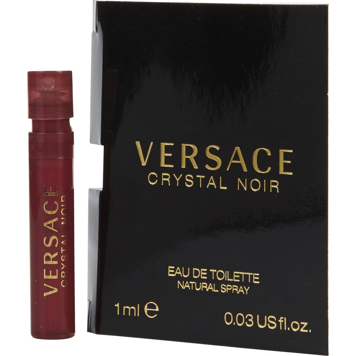 VERSACE CRYSTAL NOIR by Gianni Versace - EDT SPRAY VIAL ON CARD - Women