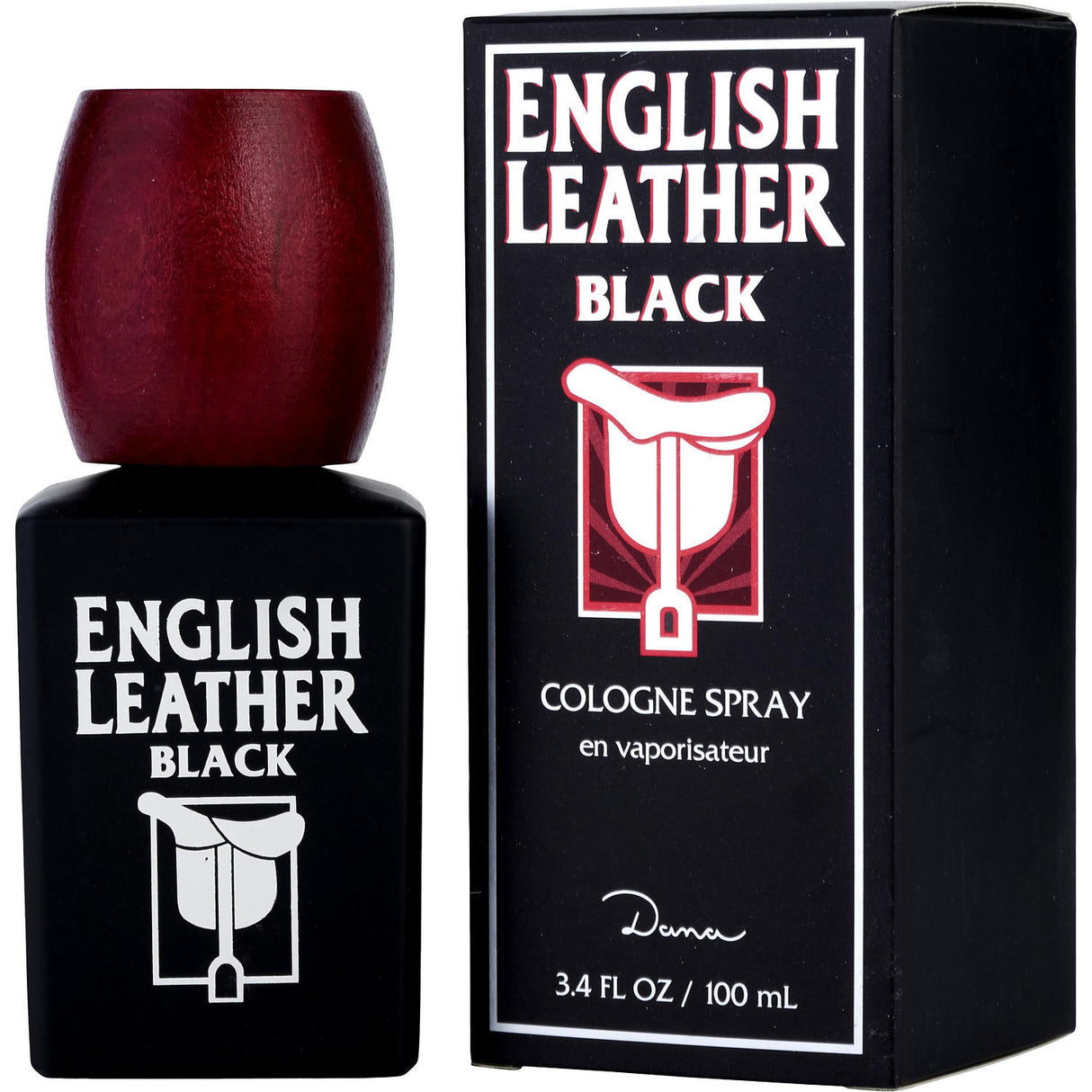 ENGLISH LEATHER BLACK by Dana - COLOGNE SPRAY 3.4 OZ - Men