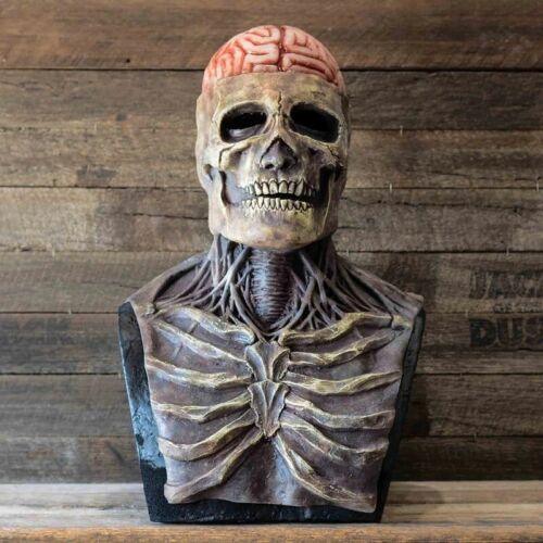 Handmade Halloween Full Head Skull Mask by Js House - Vysn