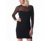 InstantFigure Fitted Dress W/Mesh Yoke & Sleeves 168702 by InstantFigure INC