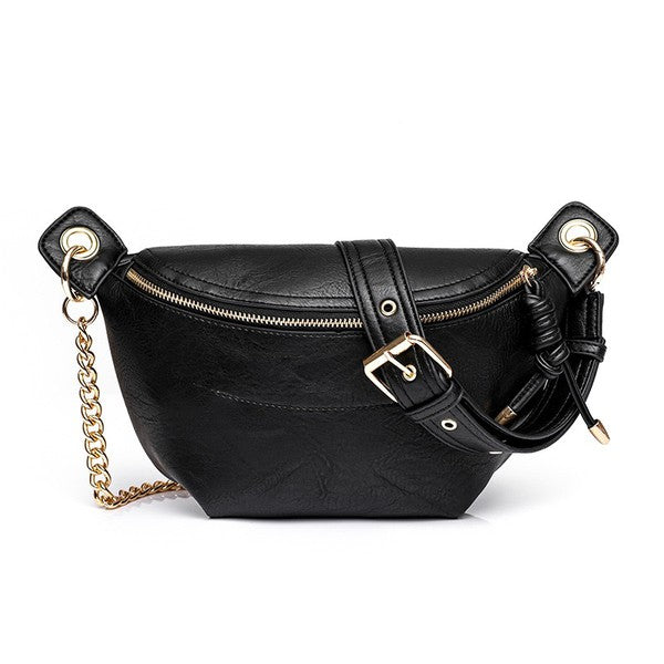 Luxe Convertible Sling Belt Bum Bag by BlakWardrob