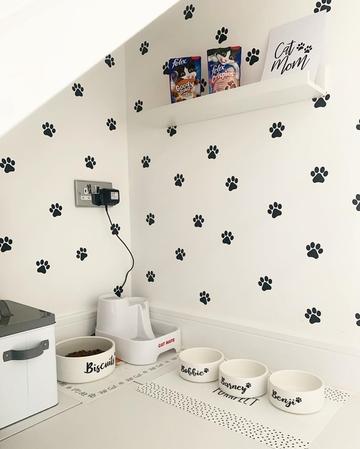 Animal Pet Paw Prints Wall Stickers Decal Home Decor Decals by WinsterCreations™ Official Store