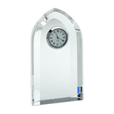 Optic Crystal Arched Clock, 6" Ht by Creative Gifts