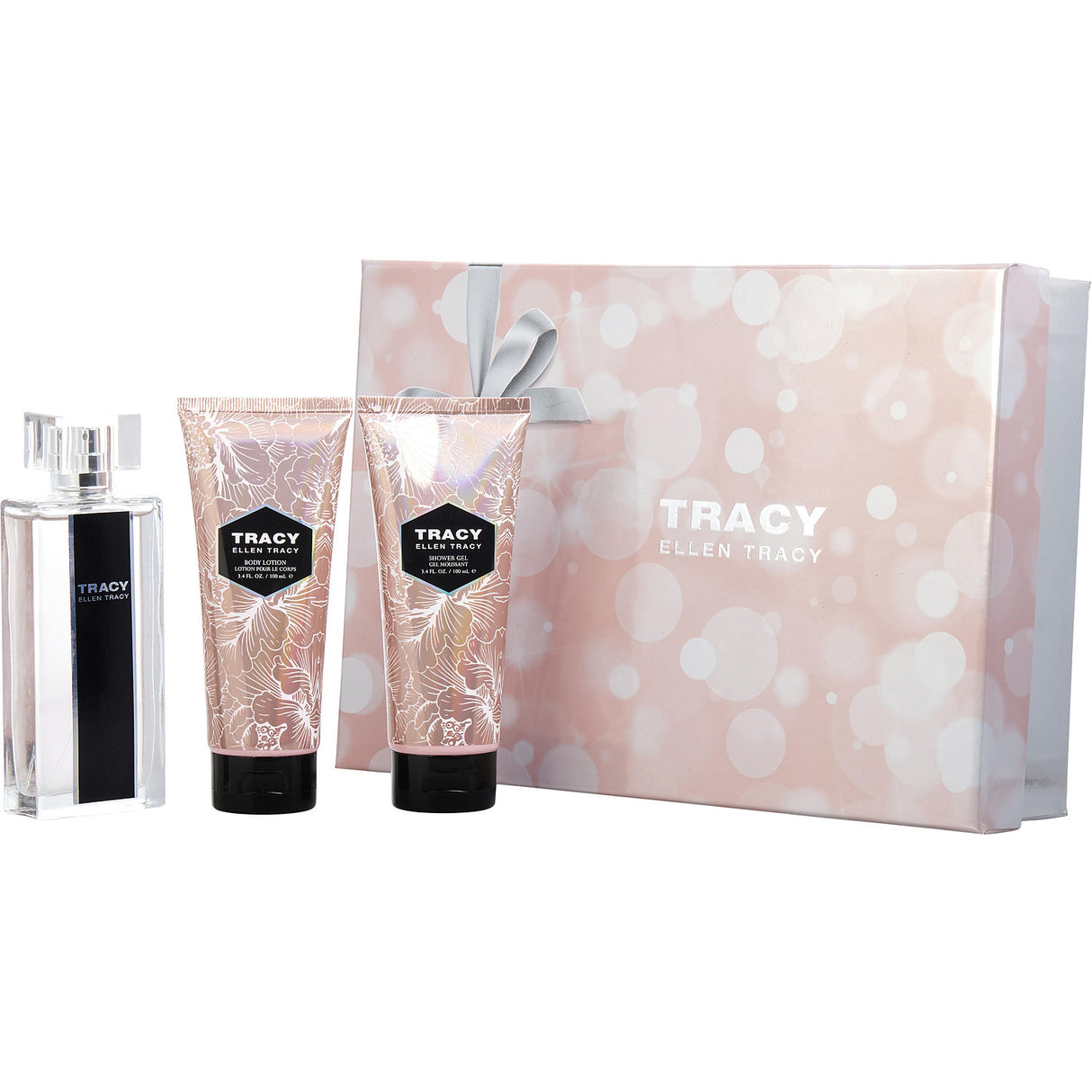 TRACY by Ellen Tracy - EAU DE PARFUM SPRAY 2.5 OZ (NEW BOTTLE DESIGN) & BODY LOTION 3.4 OZ & SHOWER GEL 3.4 OZ - Women