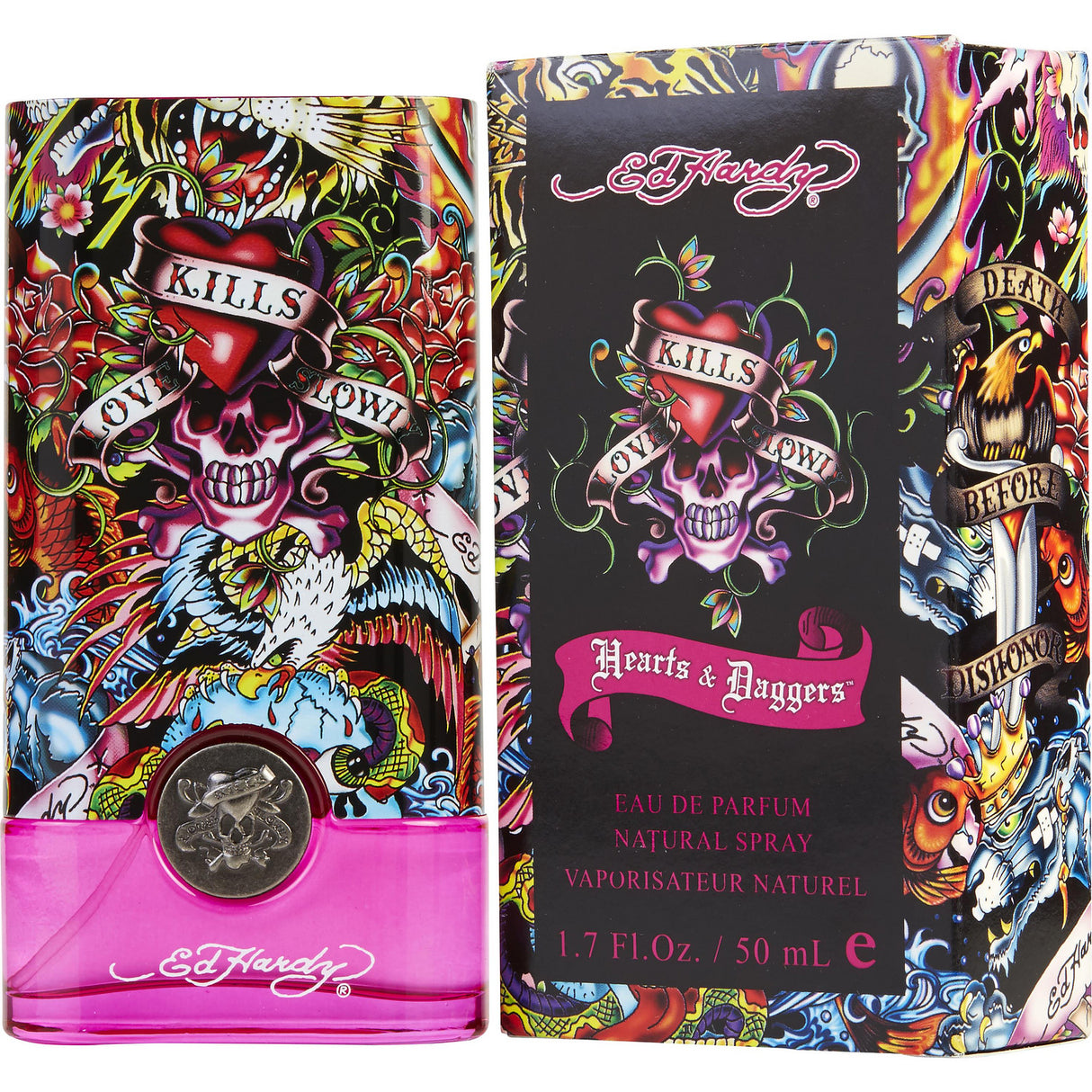 ED HARDY HEARTS & DAGGERS by Christian Audigier - EAU DE PARFUM SPRAY 1.7 OZ - Women