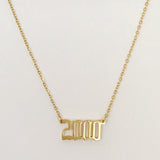 Birth Year Necklace by Ellisonyoung.com