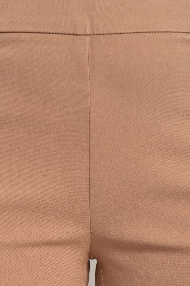 Counterparts banded mid waist slim leg stretch crepe pant by Curated Brands