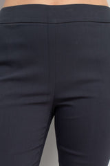 Counterparts banded mid waist slim leg stretch crepe pant by Curated Brands