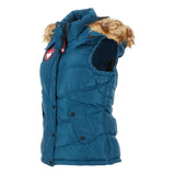 Canada Weather Gear Women's Puffer Vest with Faux Fur Trim Hood by PROOZY