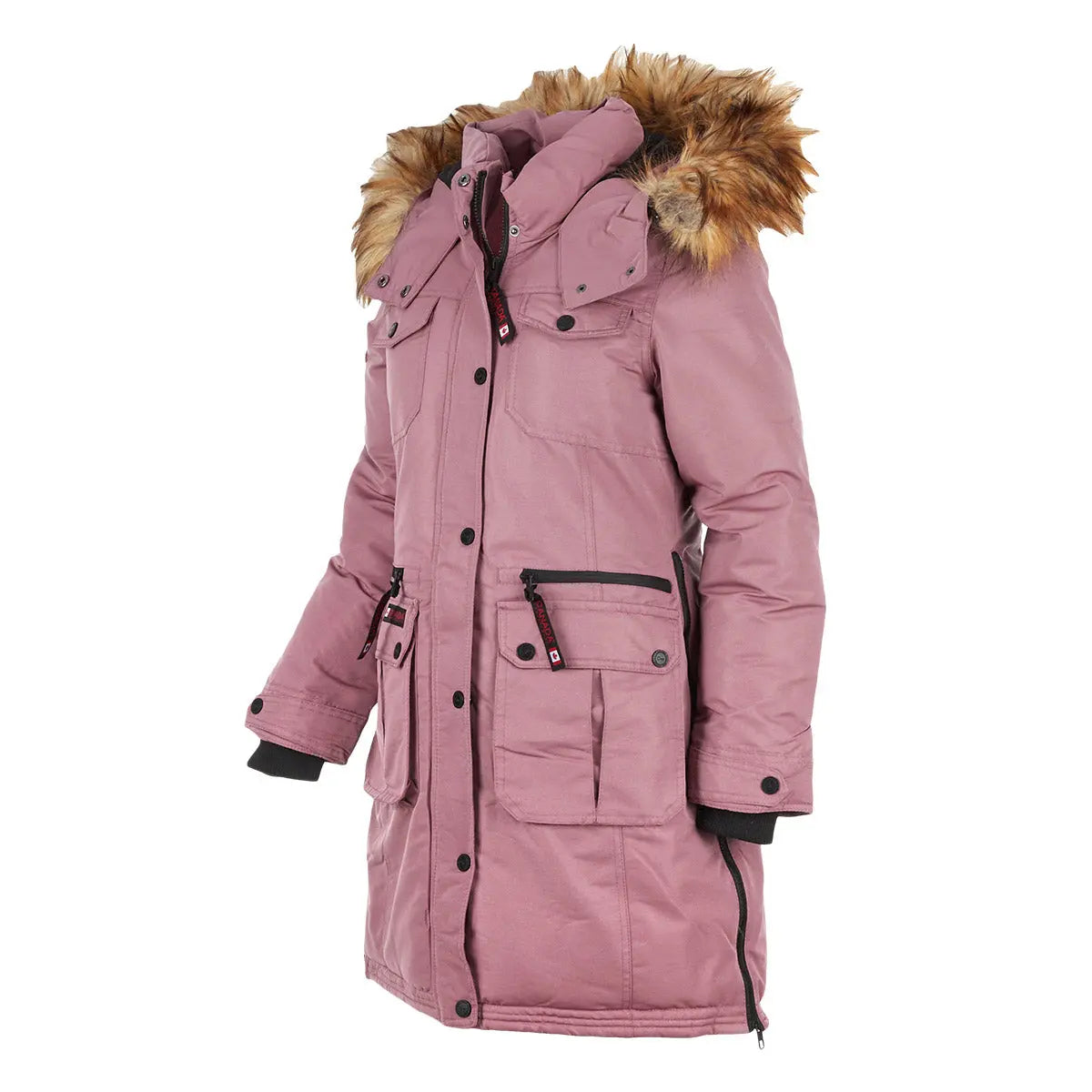 Canada Weather Gear Women's Parka with Faux Fur Trim Hooded by PROOZY