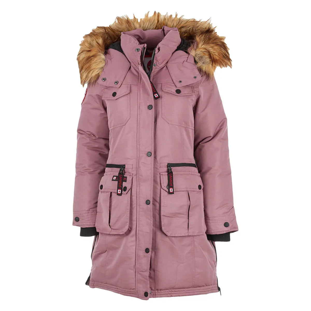 Canada Weather Gear Women's Parka with Faux Fur Trim Hooded by PROOZY