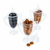 Trophy Cup Shaped Acrylic Candy Boxes 24 Pack 1.69"X3.5"X3.14" by Hammont