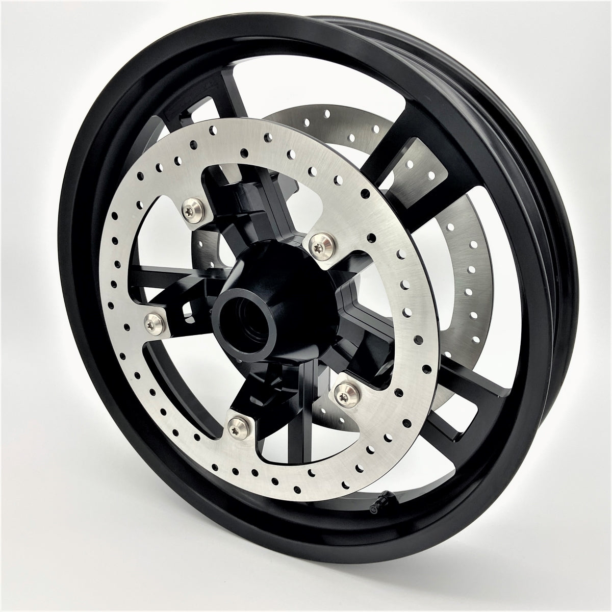 19-inch or 21-inch Front Wheel Enforcer Style with 14-inch Brake Rotor by GeezerEngineering LLC