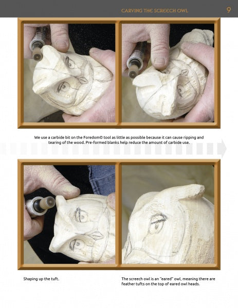 Carving the Screech Owl by Schiffer Publishing