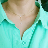 Drop The Tear Chain Necklace by Ellisonyoung.com