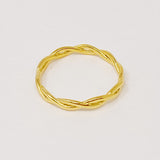 Dainty Twisted Rope Ring by Ellisonyoung.com