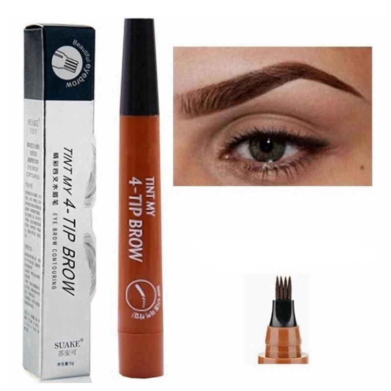 4-TIP Waterproof BROW Liquid Eyebrow Pencil by Js House