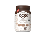 KOS Organic Plant Protein, Chocolate, 28 Servings by KOS.com