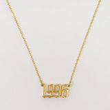 Birth Year Necklace by Ellisonyoung.com