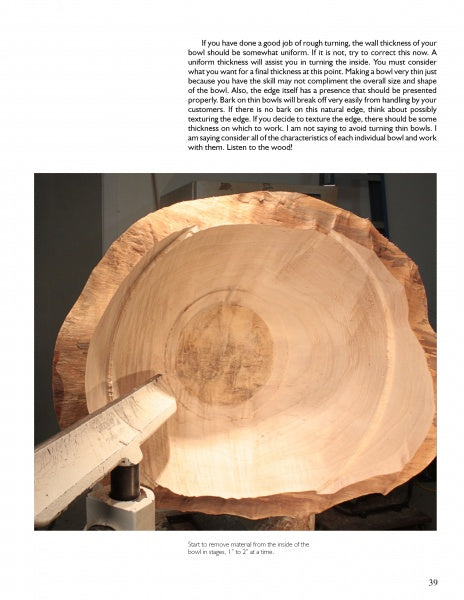 Turning Natural Edge Bowls by Schiffer Publishing