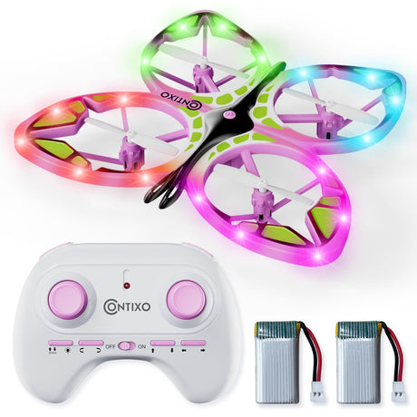 Contixo TD2 Butterfly Drone with LED Light Effects by Contixo